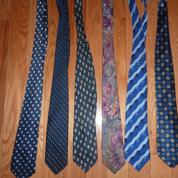 6 Vintage Ties Italy - Picture 1 of 7